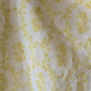 Featherlite Olive Green / Gold Floral VINTAGE PILLOW CASE